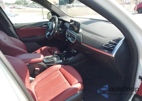 2022 BMW X3 xDrive30I из США, поврежденный, VIN 5UX53DP06N9K02837